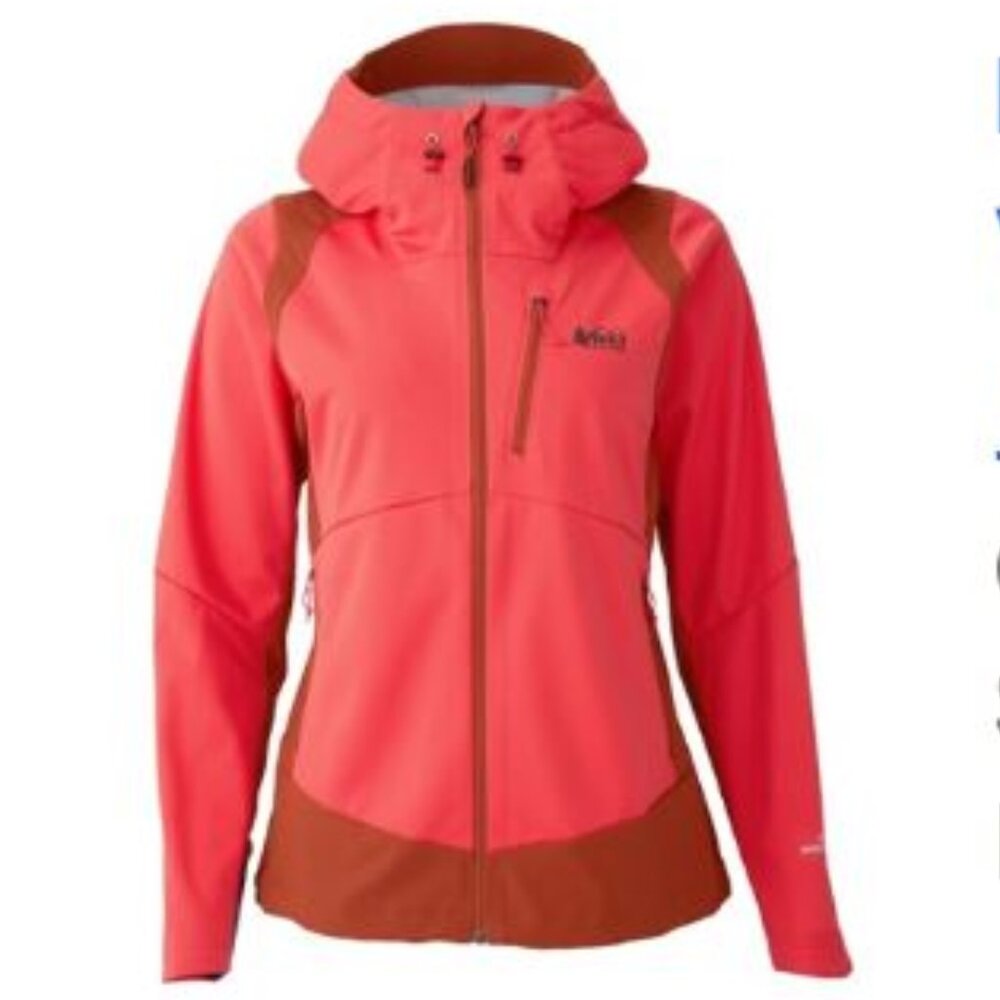 REI Vaporush Windstopper Jacket- Flash Pink